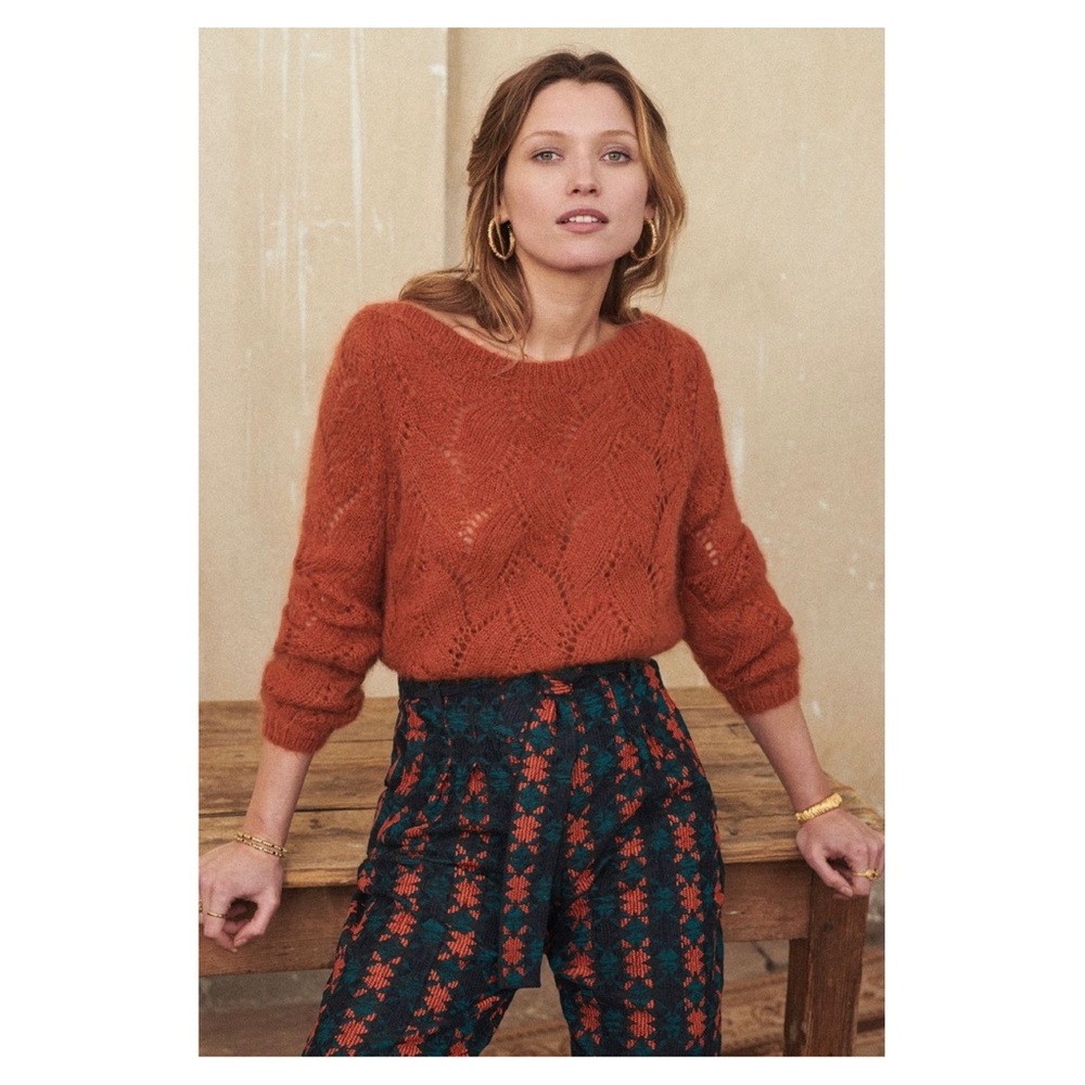 🏷️ SOLD • SÉZANE • Avril Jumper in Cinnamon • XS - Picture 1 of 15